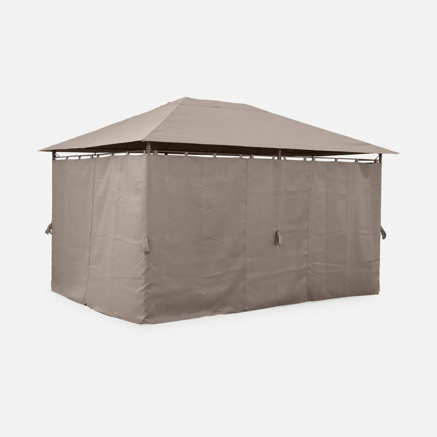 Gazebo para eventos com cortinas, 3x4m
