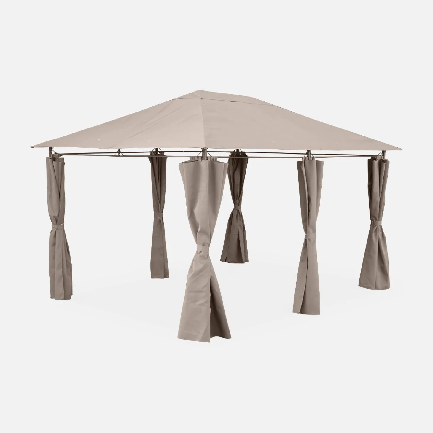 Gazebo para eventos com cortinas, 3x4m