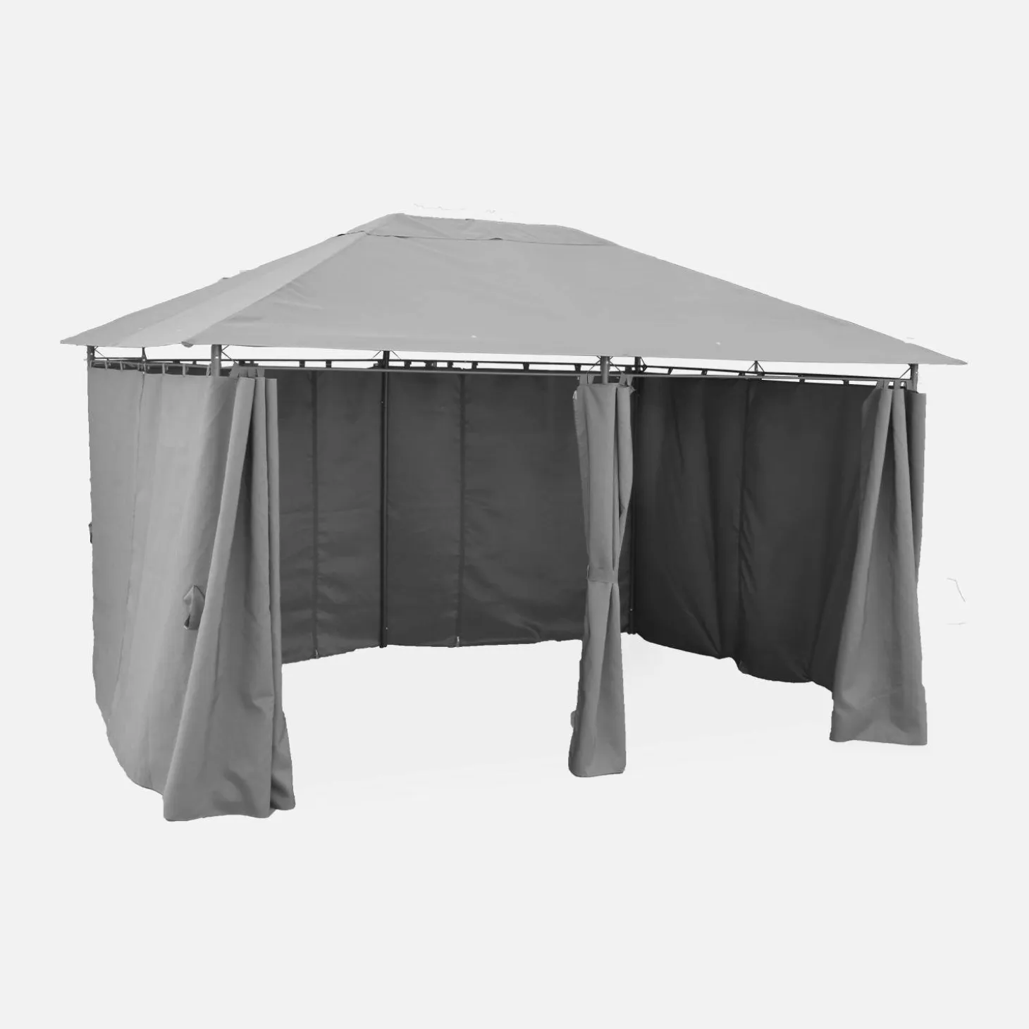 Gazebo para eventos com cortinas, 3x4m