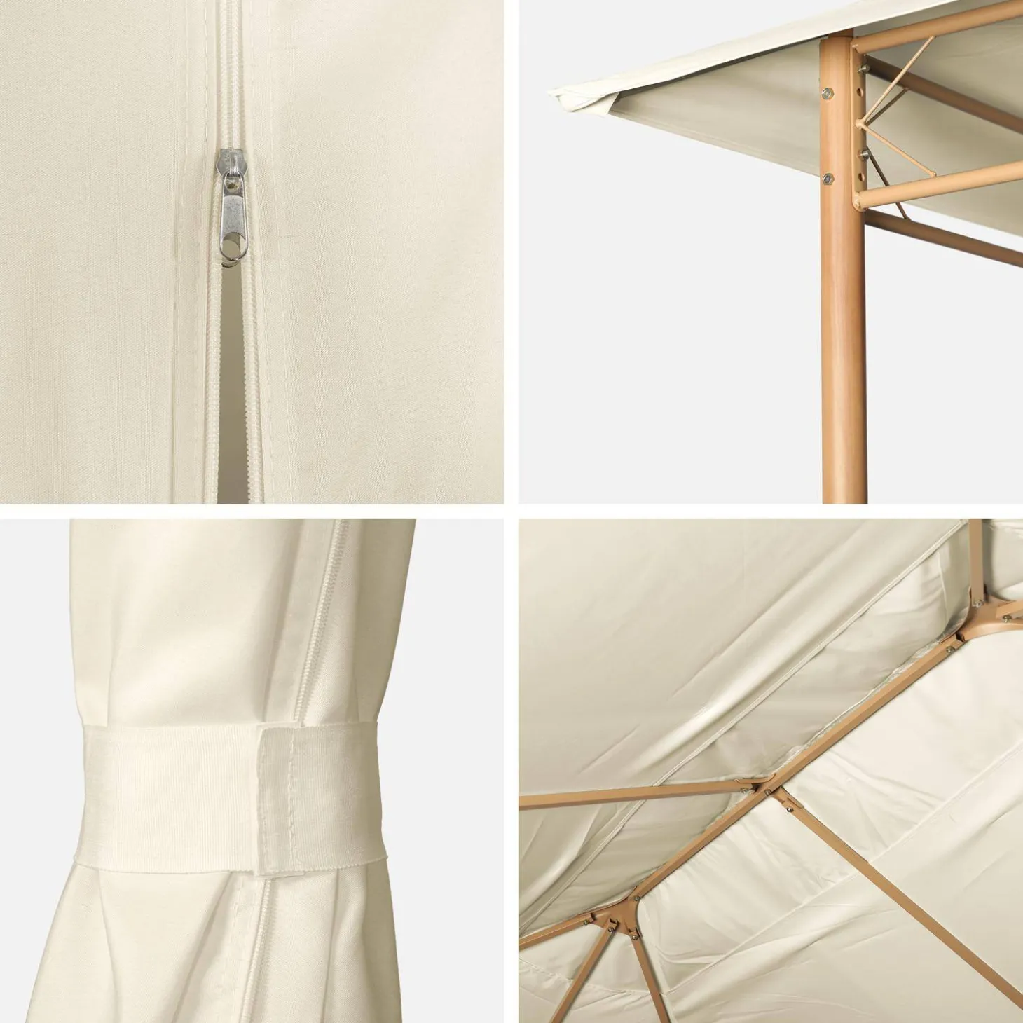 Gazebo para eventos com cortinas, 3x4m