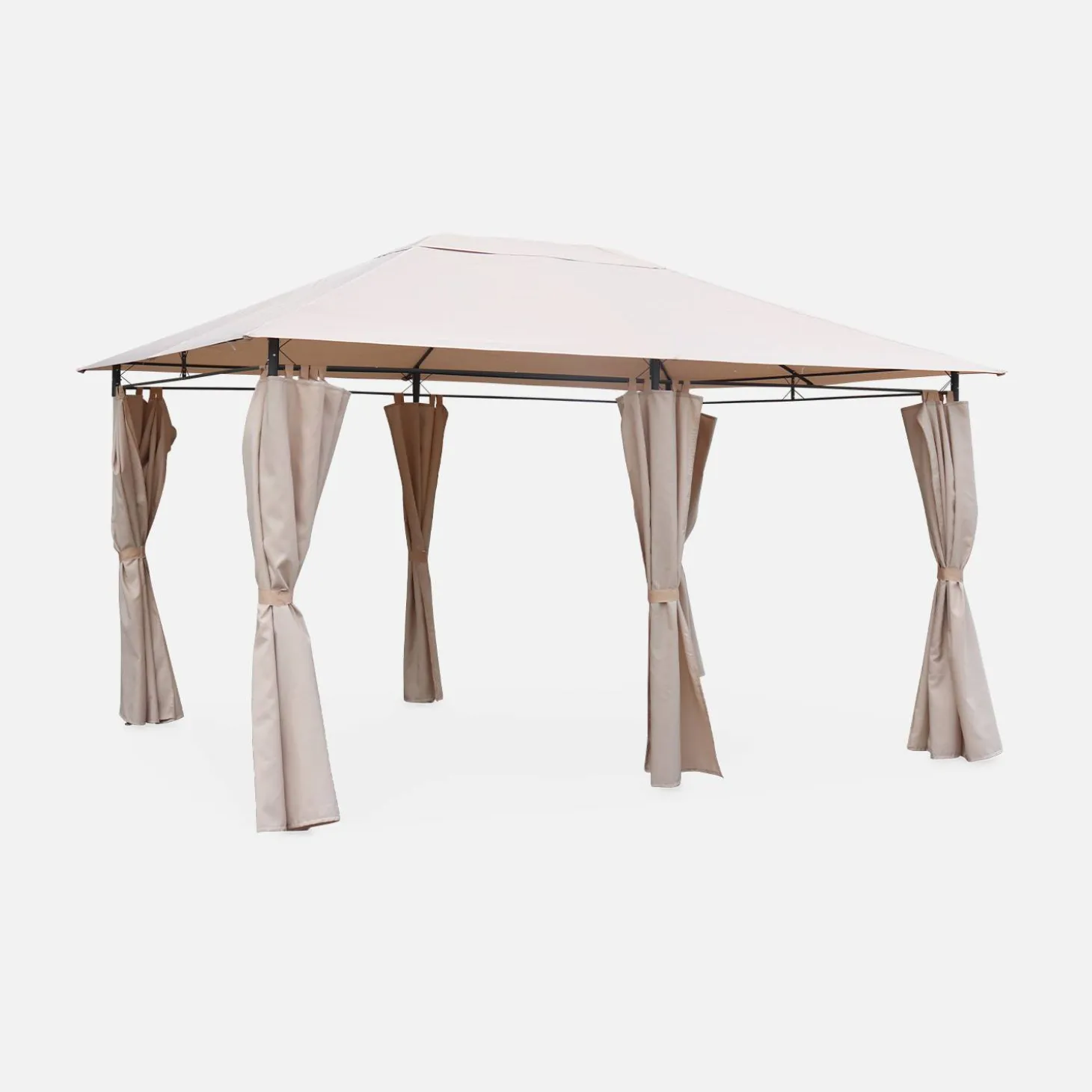 Gazebo para eventos com cortinas, 3x4m