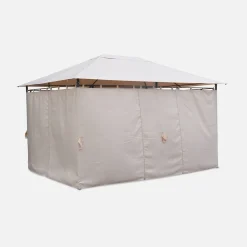 Gazebo para eventos com cortinas, 3x4m