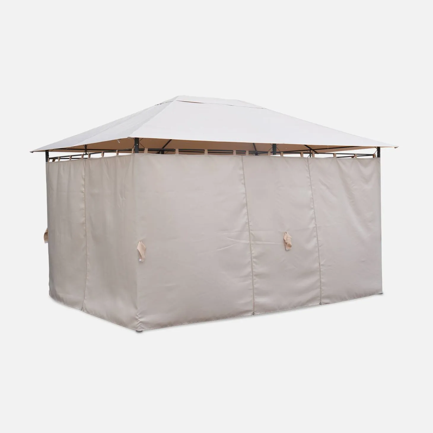 Gazebo para eventos com cortinas, 3x4m