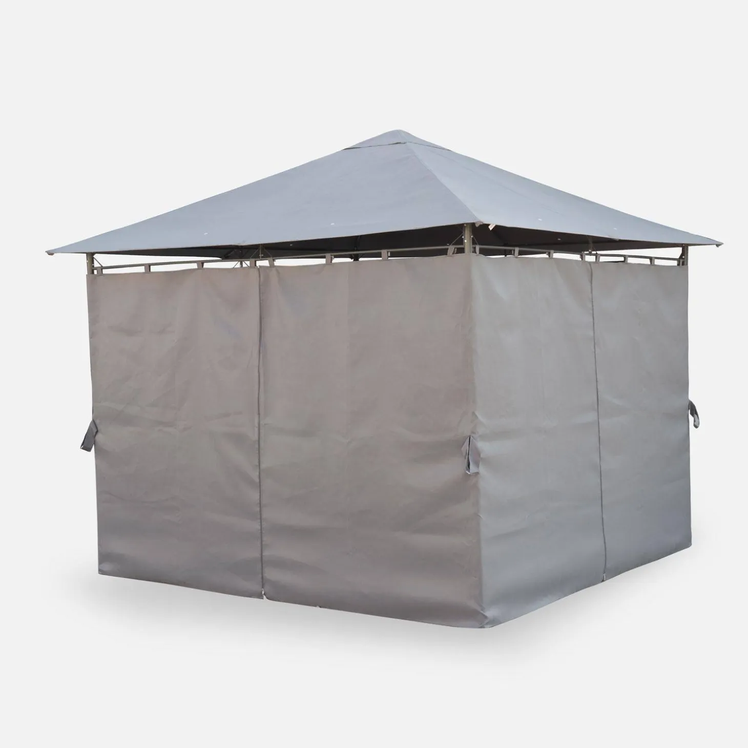 Gazebo 3x3m com cortinas
