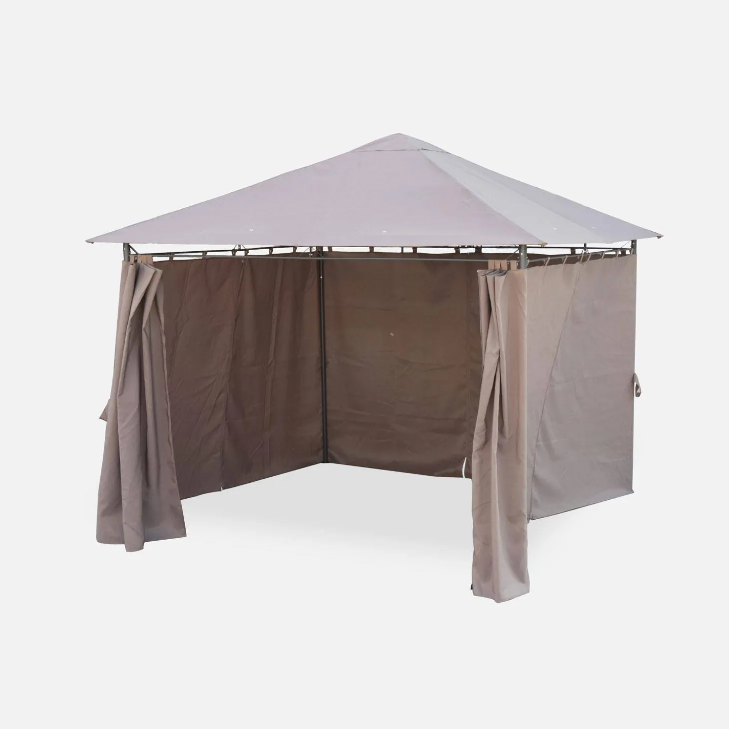 Gazebo 3x3m com cortinas