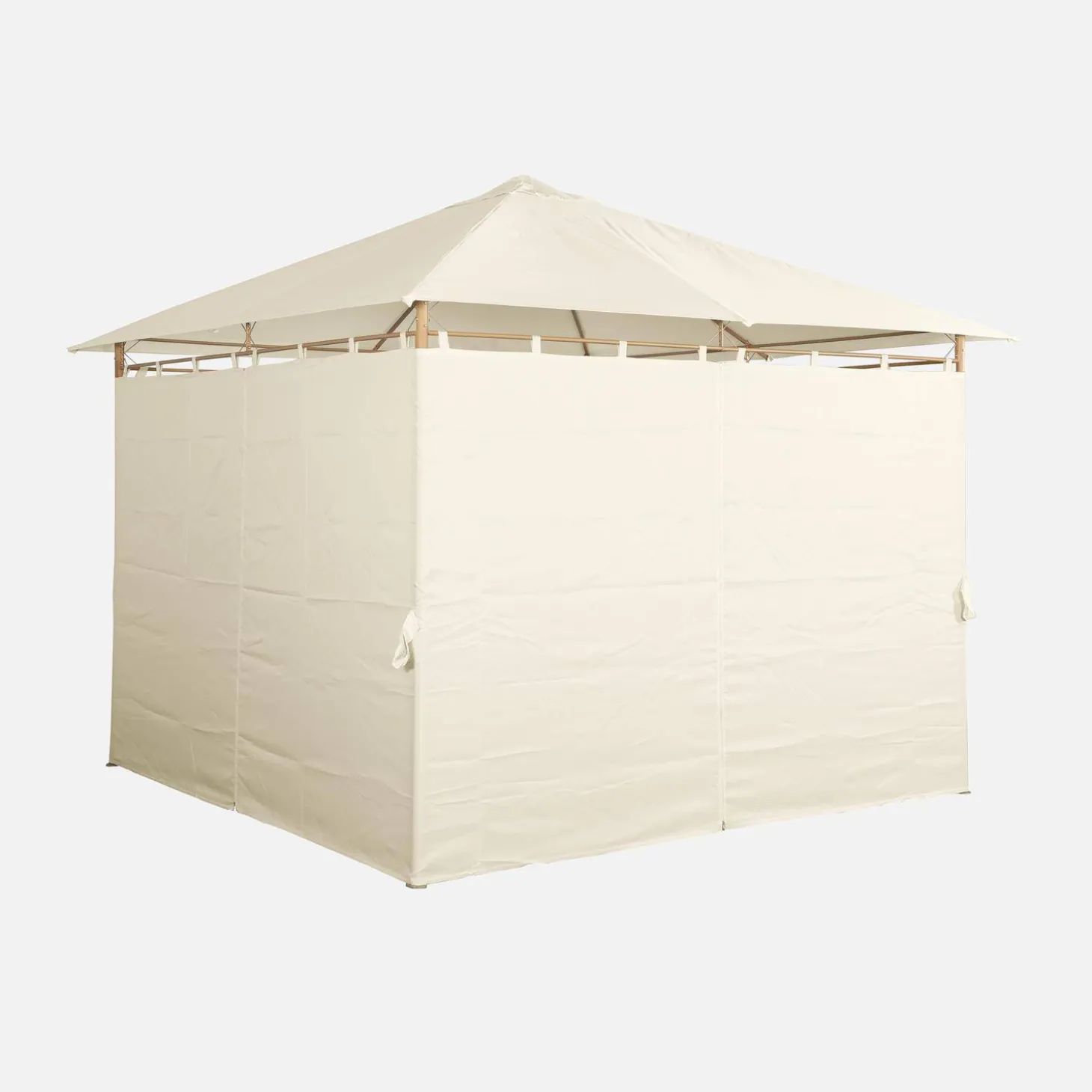 Gazebo 3x3m com cortinas