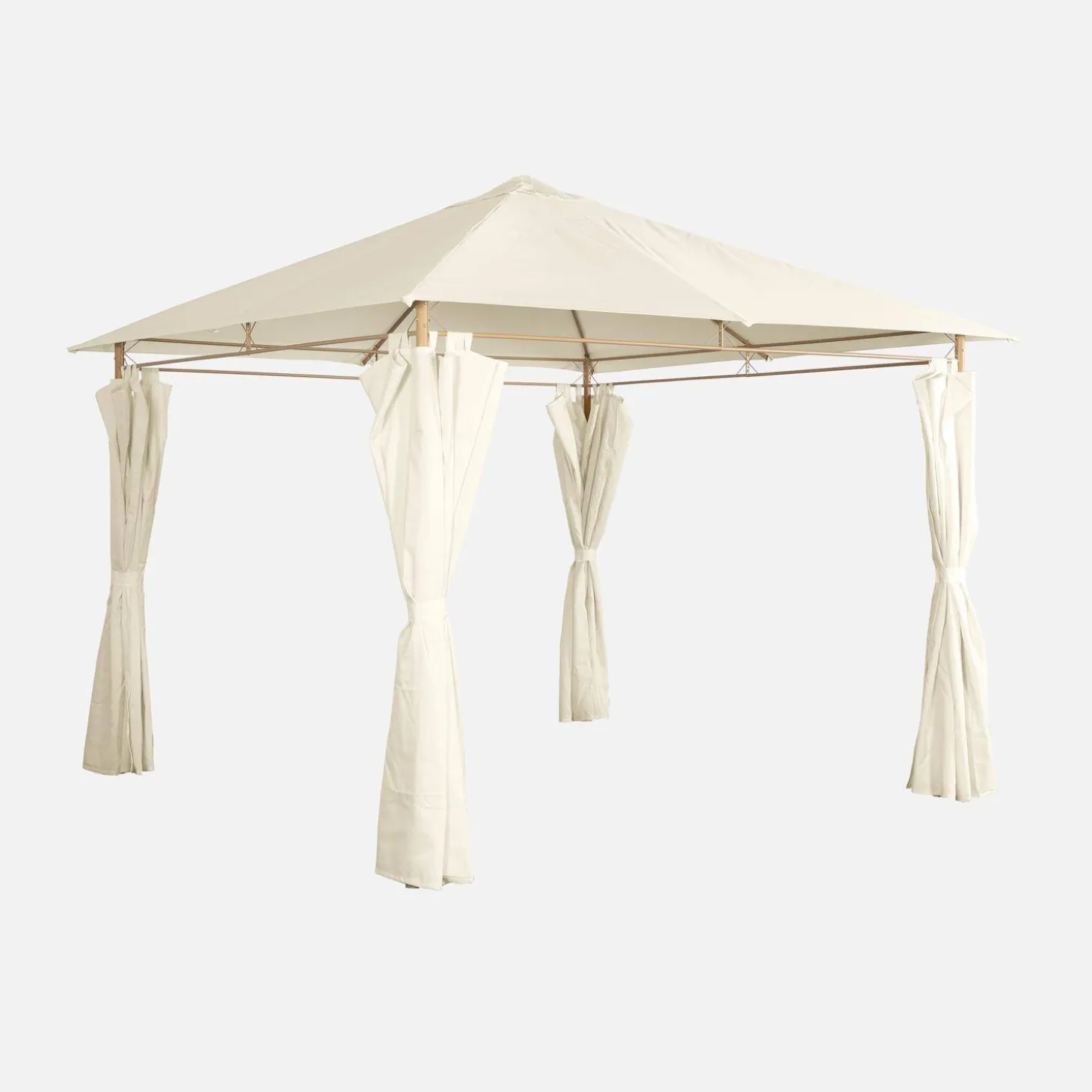 Gazebo 3x3m com cortinas
