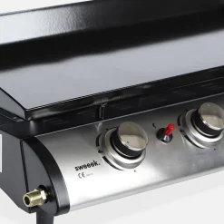 Grelhador a gás 4 queimadores inox 10kW com utensílios