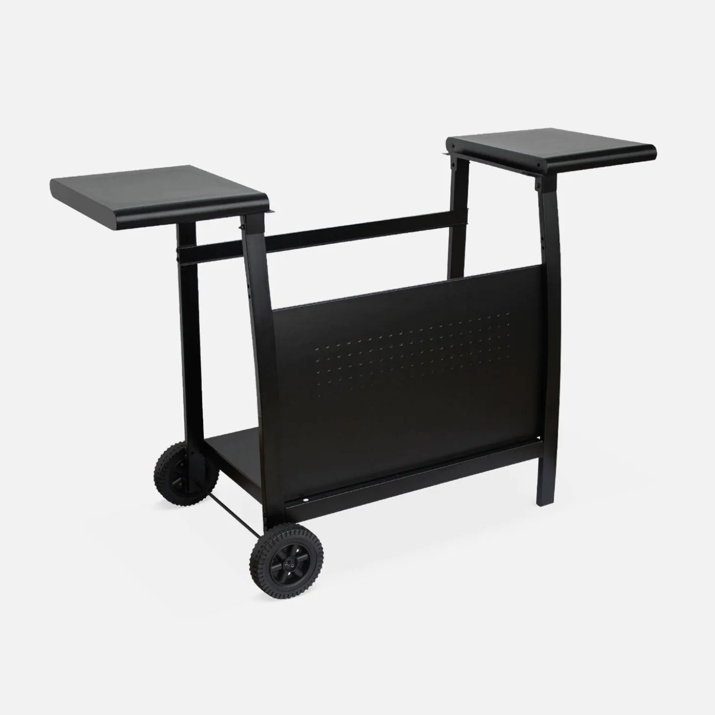 Grelhador a gás 3 queimadores inox 7,5kW com carrinho