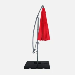 Guarda-sol redondo excêntrico, 3m