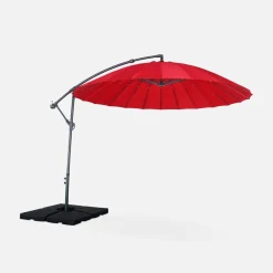 Guarda-sol redondo excêntrico, 3m