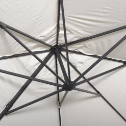 Guarda-sol retangular excêntrico, 3x4m
