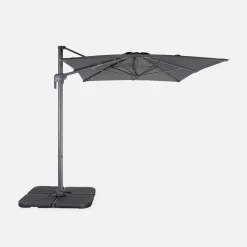 Guarda-sol retangular excêntrico, 3x2m