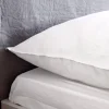 Jogo de cama em microfibra lavada branco