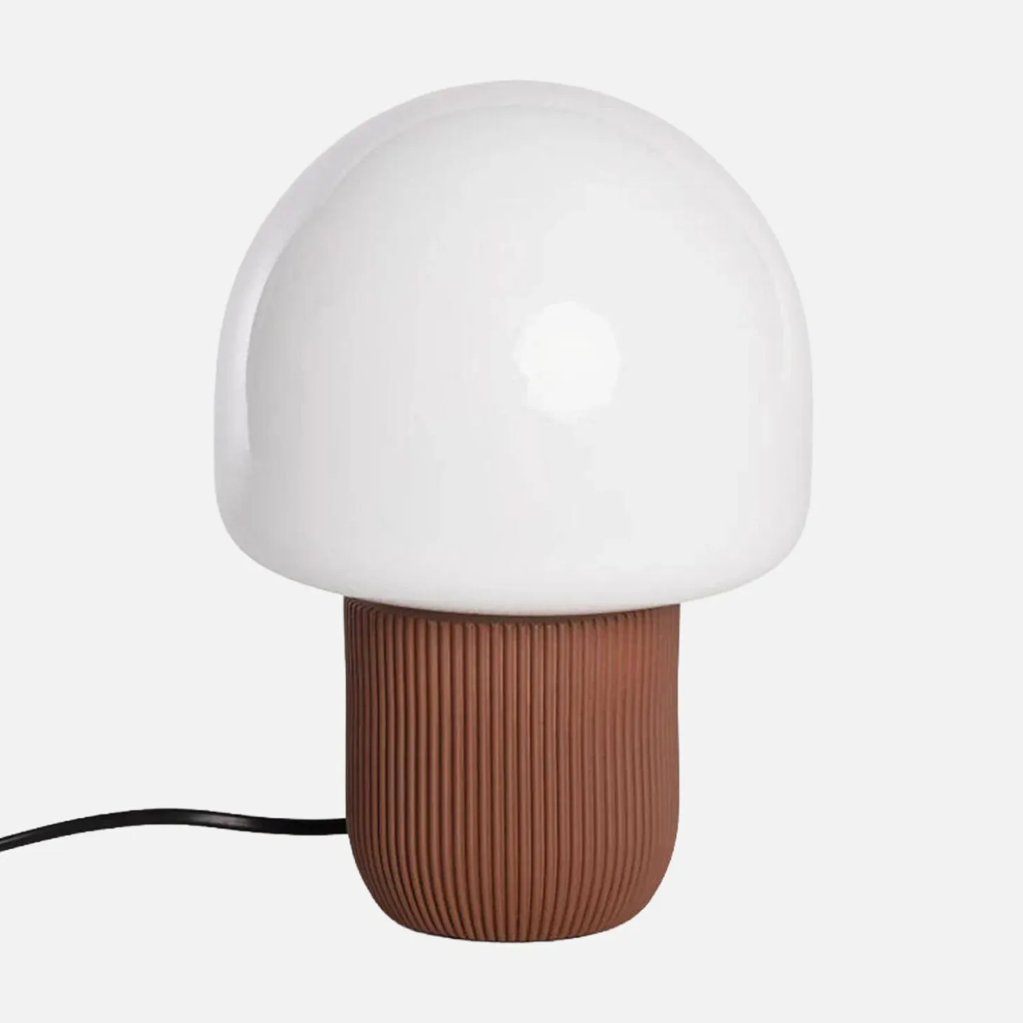 Lâmpada de mesa interior resina e PVC Ø18cm