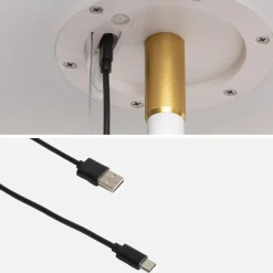 Luminária de jardim solar LED, 150cm