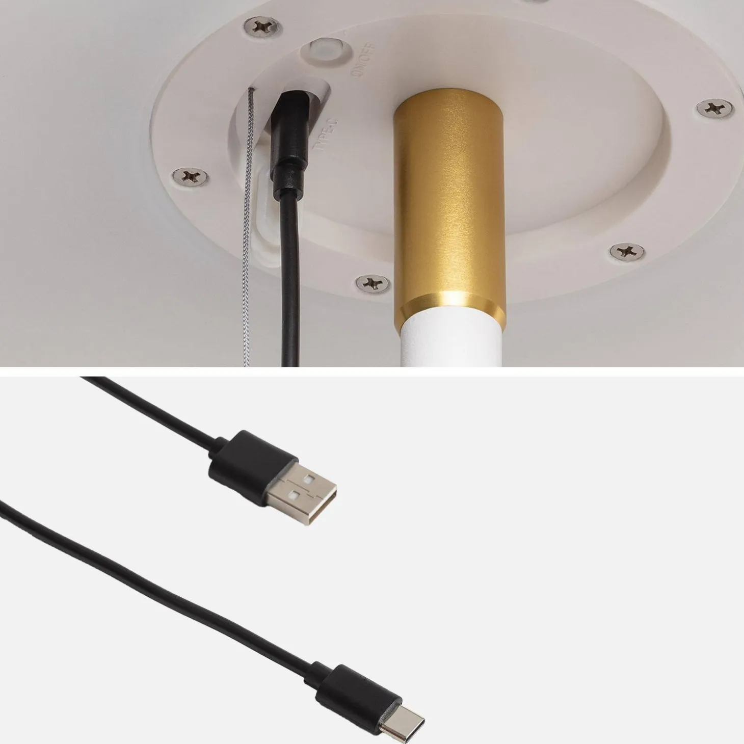 Luminária de jardim solar LED, 150cm