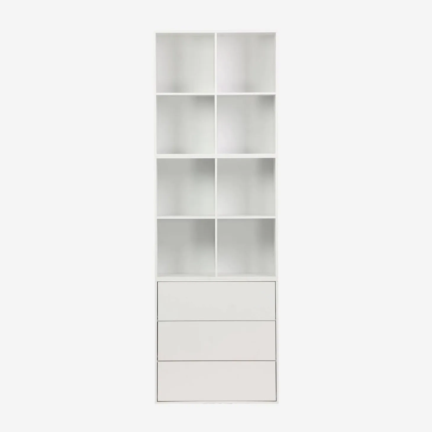 Módulo de armazenamento decor madeira, 3 gavetas