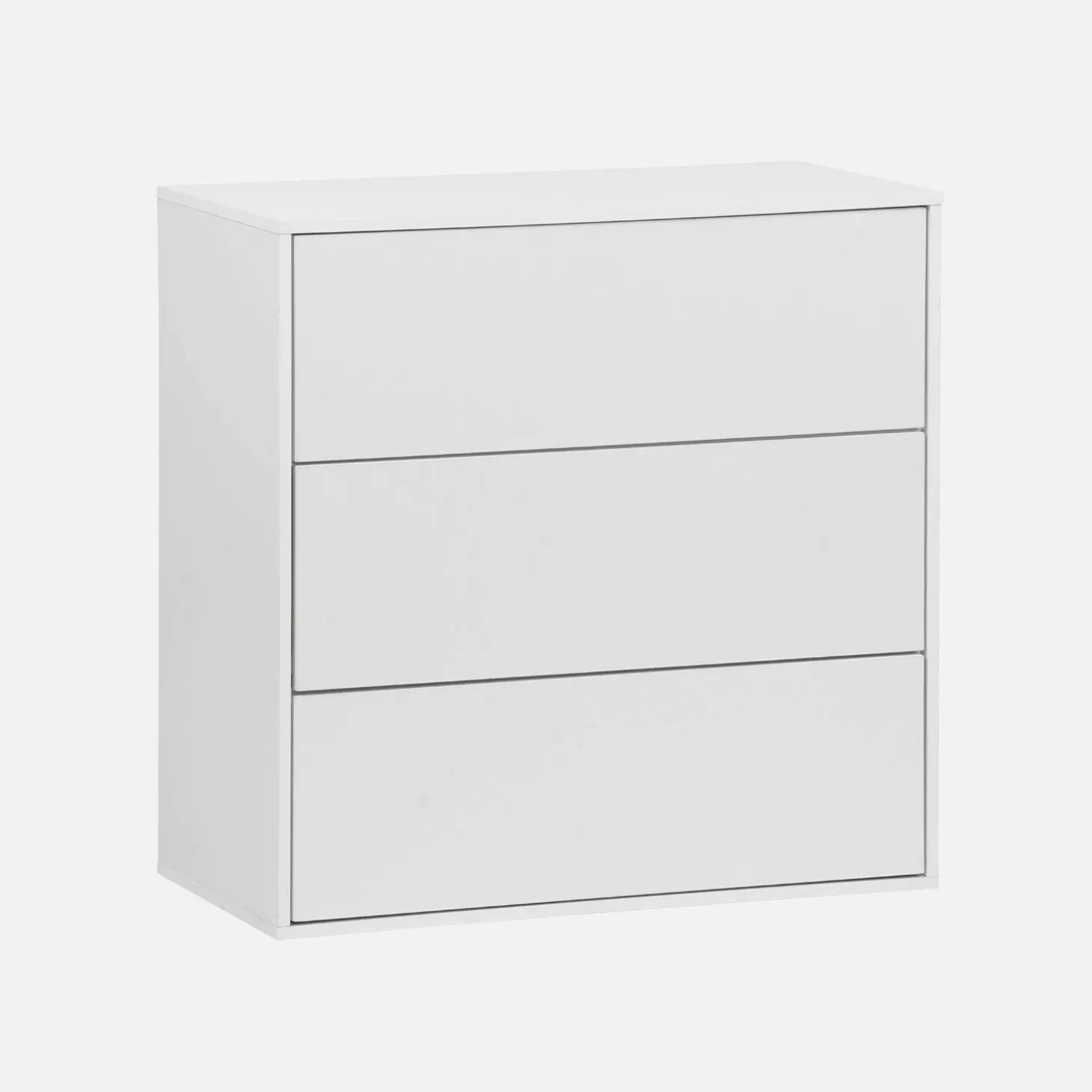 Módulo de armazenamento decor madeira, 3 gavetas