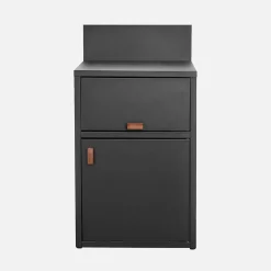 Módulo de cozinha exterior em aço com 2 portas, 60cm