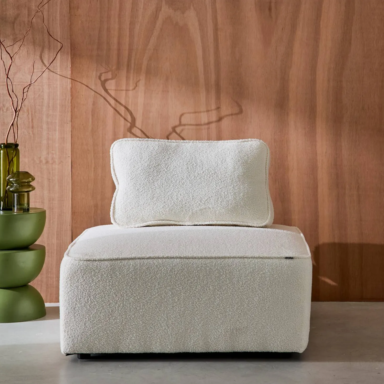 Módulo para sofá modular em boucle, 1 lugar