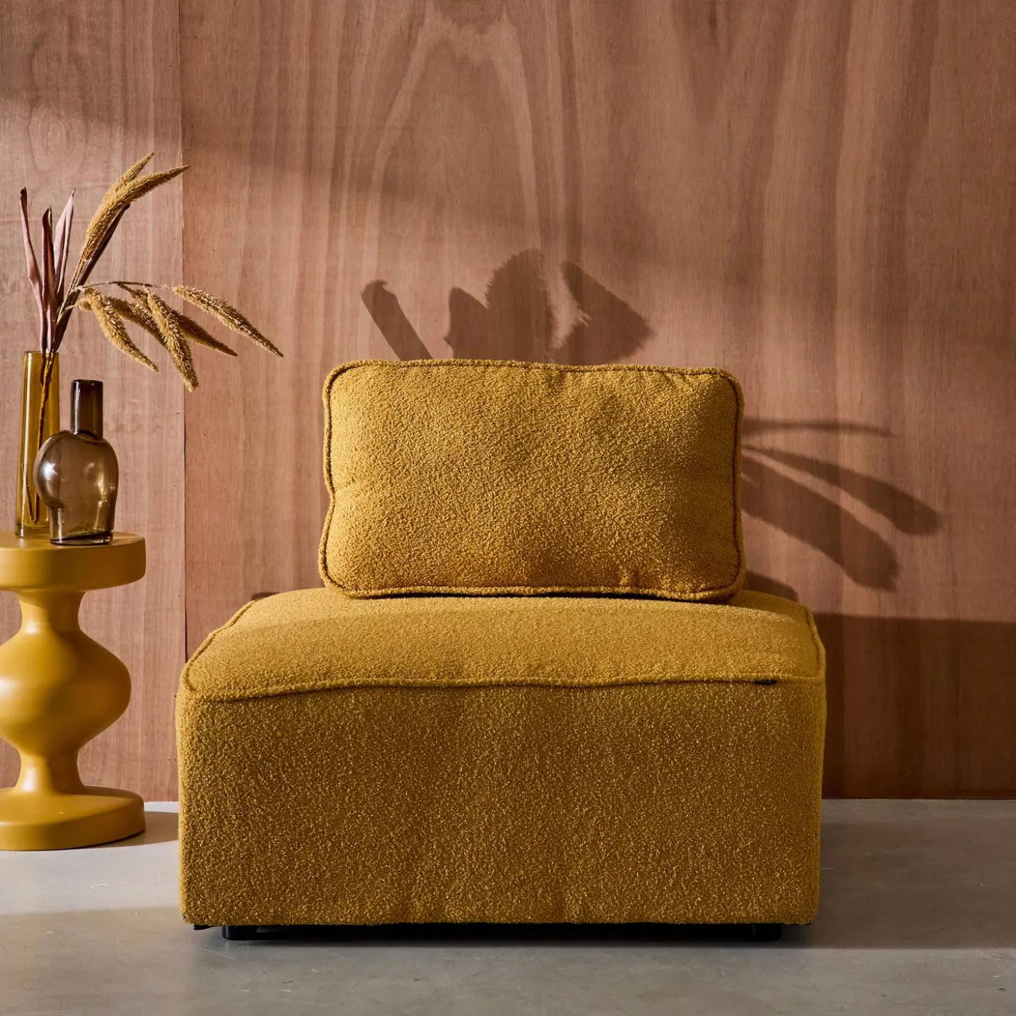 Módulo para sofá modular em boucle, 1 lugar