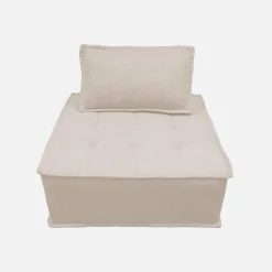 Módulo para sofá modular em tecido estofado