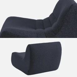 Módulo para sofá modular em tecido efeito alpaca, set de 3