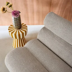 Módulo para sofá modular em tecido bouclé, set de 2