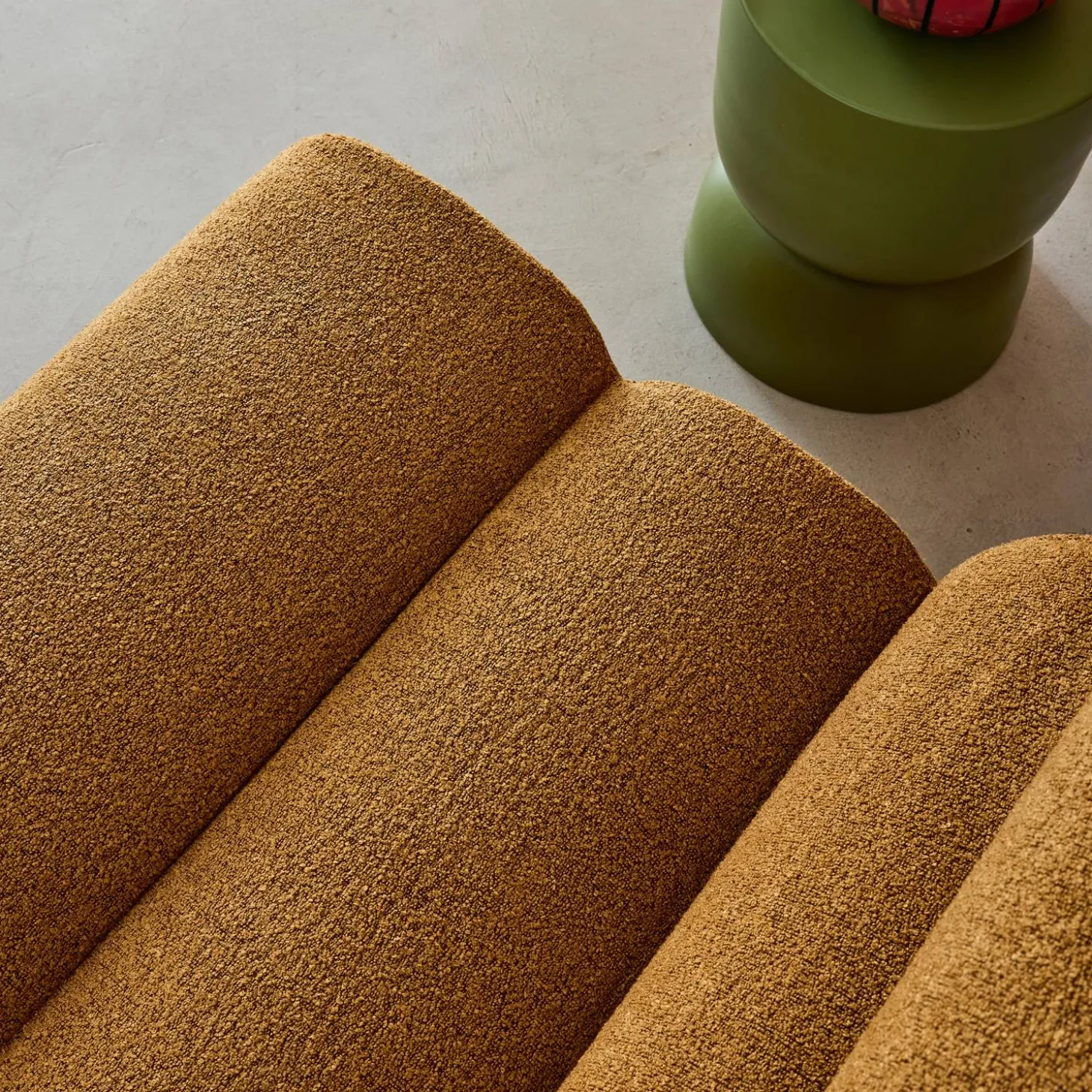 Módulo para sofá modular em tecido bouclé, set de 2