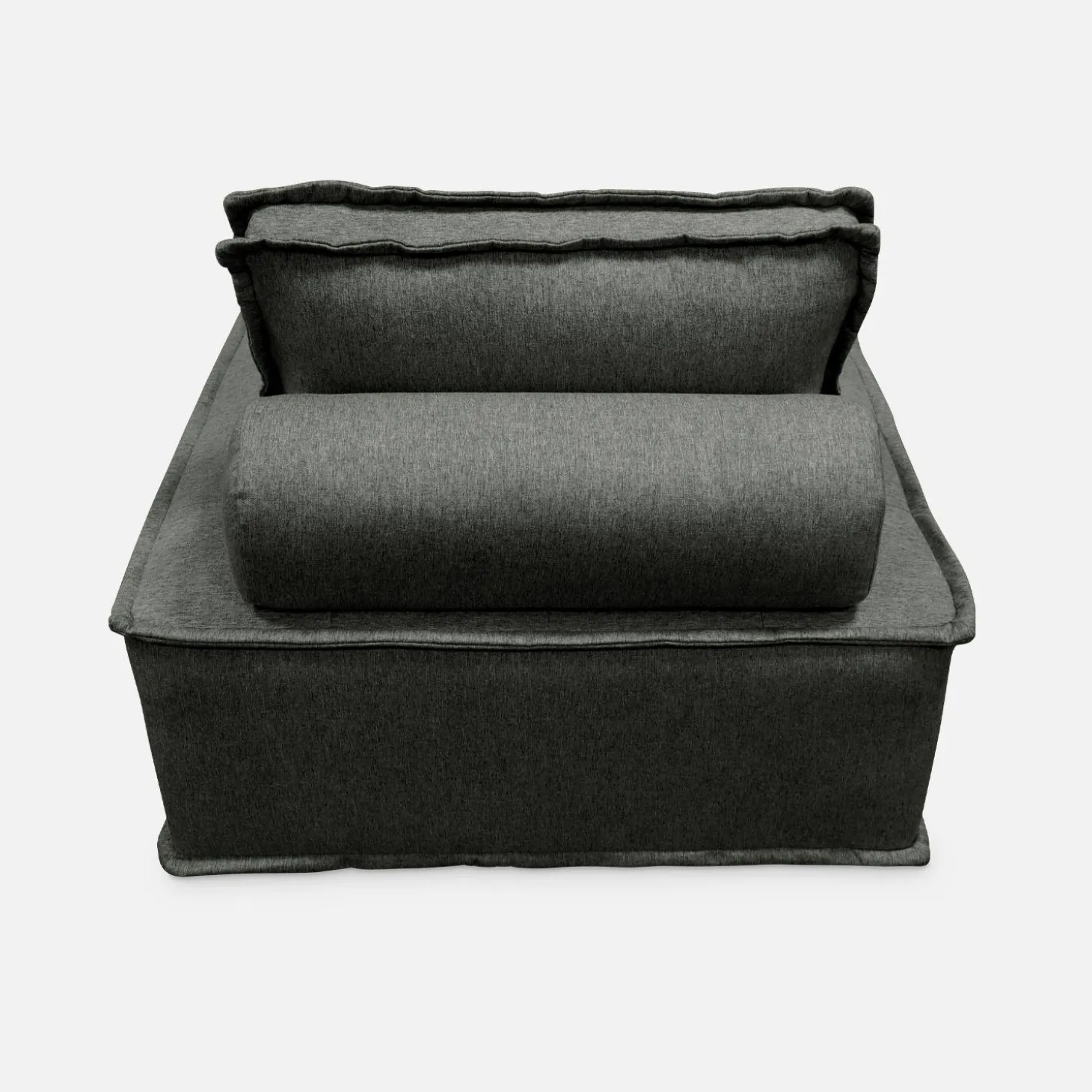 Módulo para sofá modular em tecido estofado