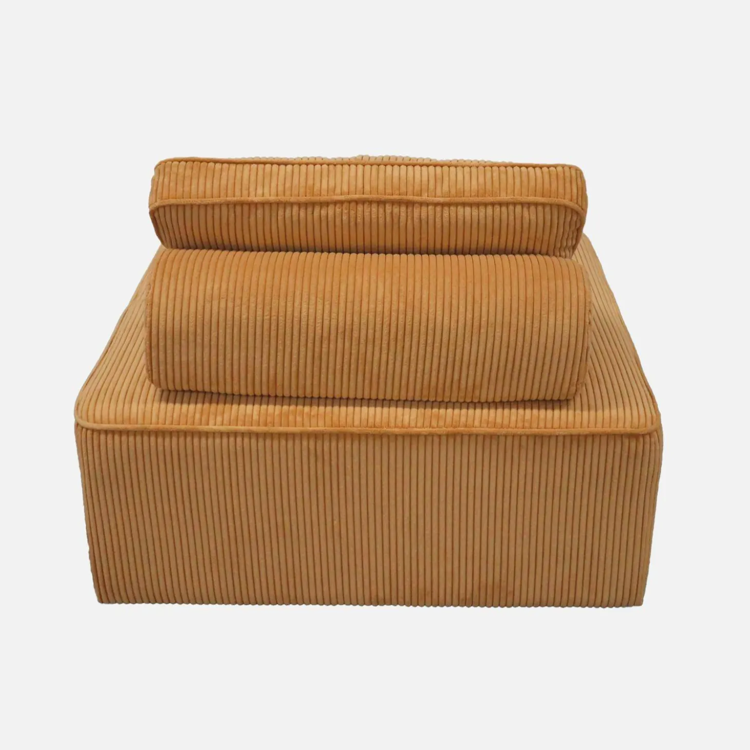 Módulo para sofá modular em veludo canelado