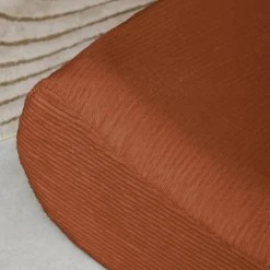 Módulo para sofá modular em veludo canelado, 3 lugares