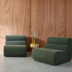 Módulos para sofá modular em tecido efeito alpaca, 2 lugares