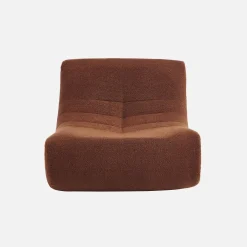 Módulos para sofá modular em tecido bouclé, 2 lugares