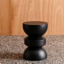 Mesa auxiliar, final de sofá, mesa de cabeceira de metal