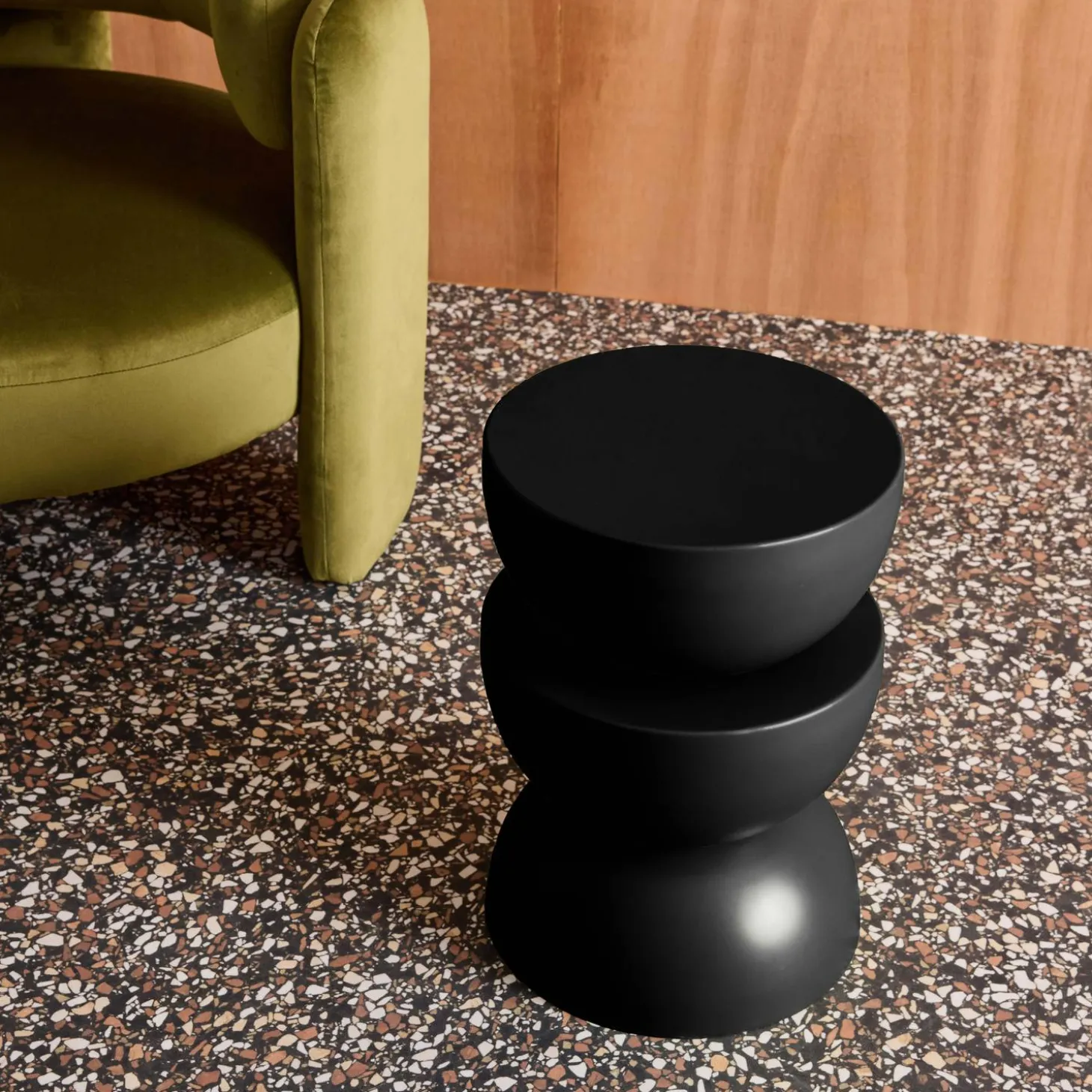 Mesa auxiliar, mesa de centro, mesa de cabeceira em metal