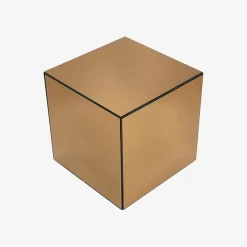 Mesa cúbica de espelho, 30cm