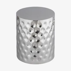 Mesa de apoio em aço esmaltado cromado