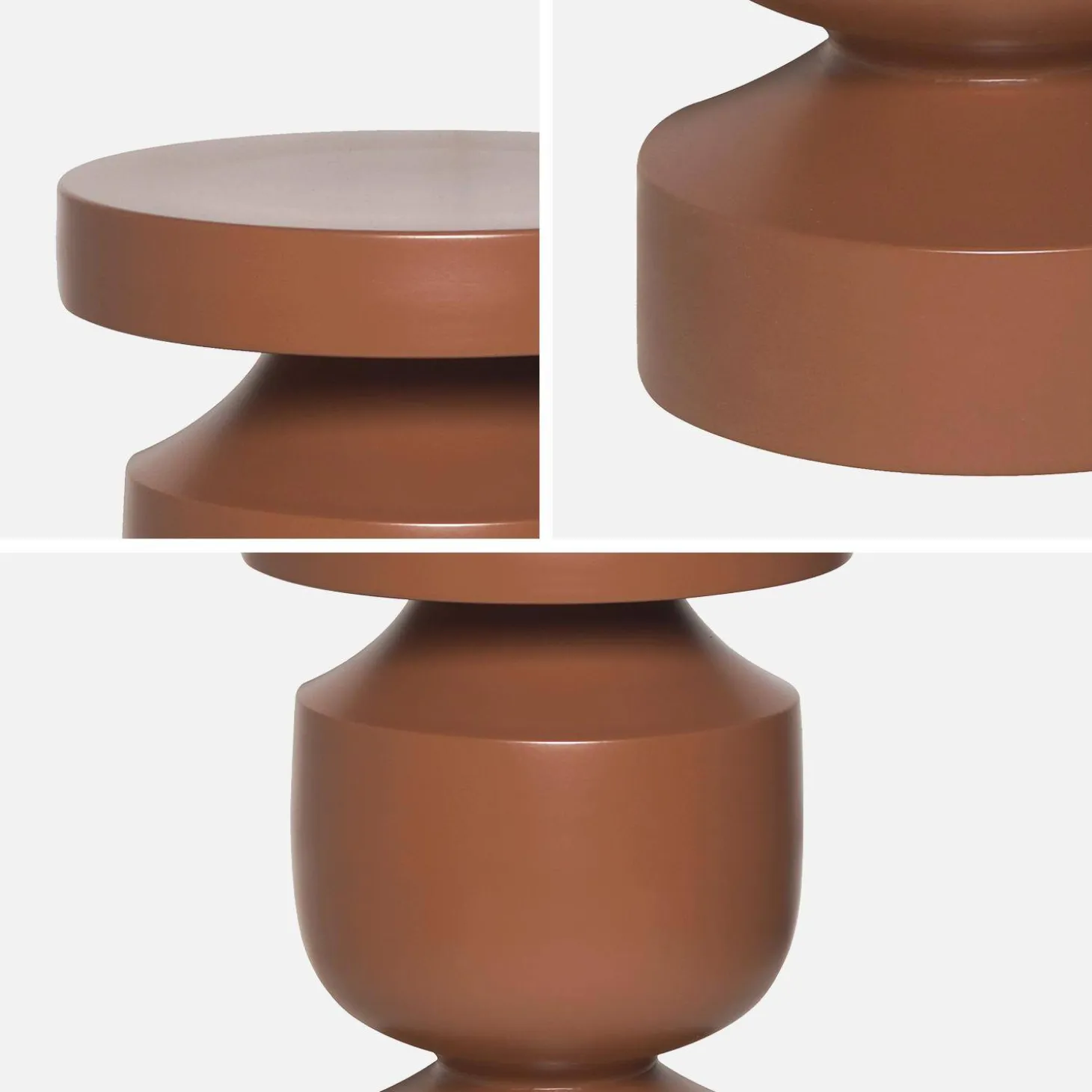 Mesa de apoio o mesa de cabeceira em metal