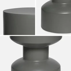 Mesa de apoio ou extremidade do sofá em metal