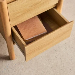 Mesa de cabeceira com 2 gavetas, set de 2