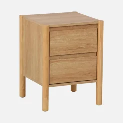 Mesa de cabeceira com 2 gavetas