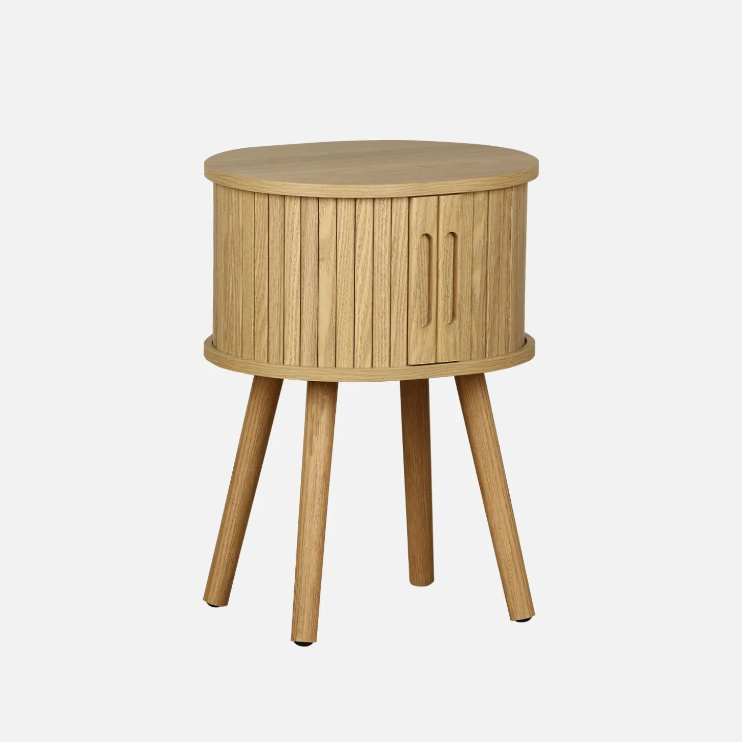Mesa de cabeceira com 2 portas de correr