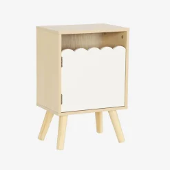 Mesa de cabeceira infantil decor madeira 1 porta