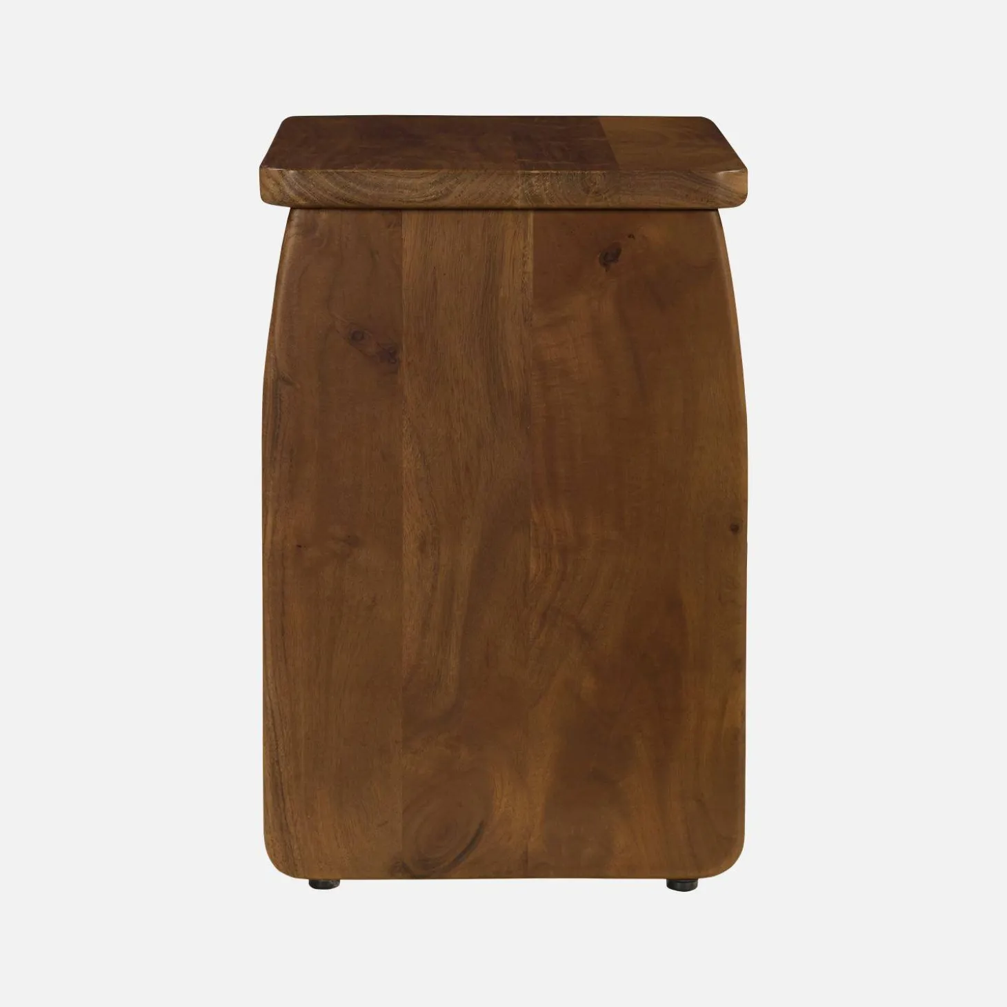Mesa de cabeceira, mesa de apoio exótica em madeira de acácia, set de 2