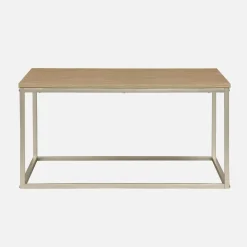 Mesa de centro com efeito de madeira de espinha de peixe