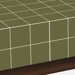 Mesa de centro com padrão de azulejos em imitação de cerâmica mate