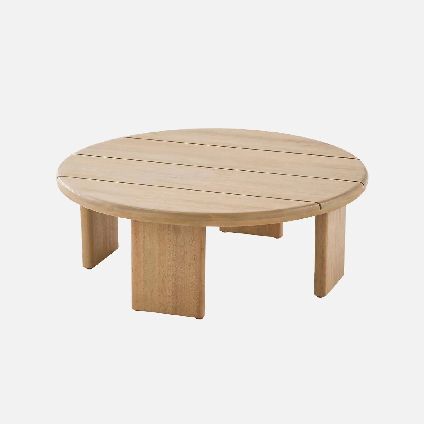 Mesa de centro de jardim em madeira de acácia, 70cm