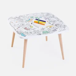 Mesa de colorir para crianças, 60cm